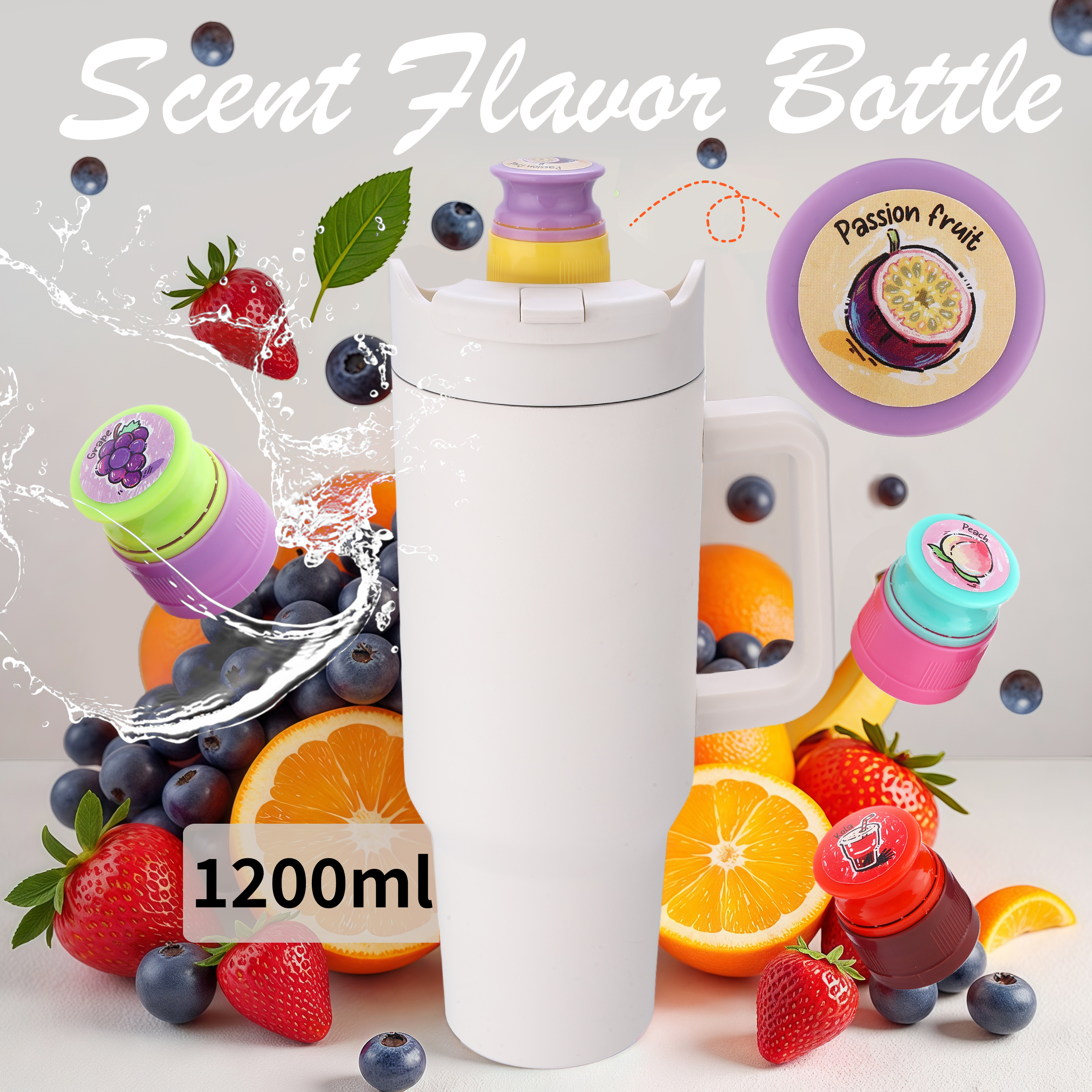 White Mug + 3 Scent Lids