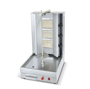 Nouvelle technologie Machine à shawarma au gaz Shawarma automatique à chauffage rotatif Machine à kebab doner / <span class=keywords><strong>Four</strong></span> à griller - Product Image 3