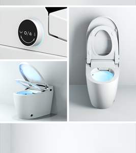 <span class=keywords><strong>WC</strong></span> intelligents, accessoires noirs, cuvette Toto, siège de toilette, commode dorée, <span class=keywords><strong>Geberit</strong></span> - Product Image 6