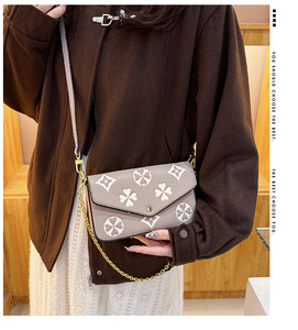 Sac à bandoulière élégant pour femme, nouveau modèle vintage, en PU, polyvalent, pour usage quotidien, collection printemps - Product Image 6