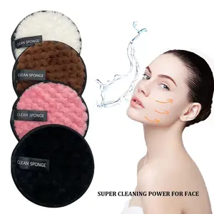 Whole Sale Price Best Selling Reusable Microfiber Make Up Reusable Makeup Remover Pads