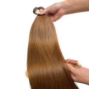 ผมต่อแบบแบน Rusa Hair เวียดนามแท้ เกรดเวอร์จิ้น  แบบเส้นเดียว  ถักสองชั้น สีน้ำตาลธรรมชาติ น้ำหนัก 100 กรัม - Product Image 3