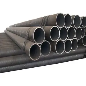 Hot Cold Rolled Black Surface Customized Size DN50 DN80 DN200 ASTM A106 A53 ST52 S235jr S355J2 Seamless carbon steel pipe tube