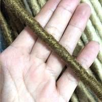 Estensioni per Dreadlock in Fibra Sintetica Resistente al Calore, Capelli Afro Crespi, Estensioni per Trecce Dreadlocks
