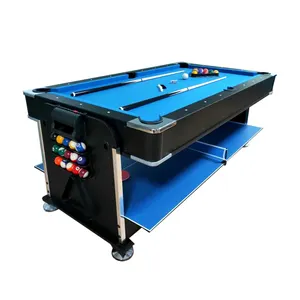 Hot Sales 4 In 1 Modern Multi Game Billiard Table For Air Hockey Table | Tennis Table | Dinning Pool Table
