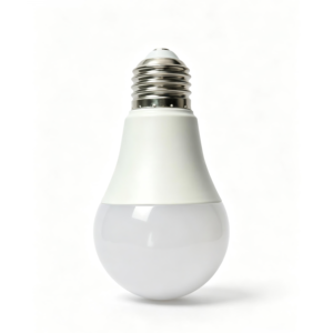 หลอดไฟ LED A60 ขั้ว E27 แรงดันไฟฟ้า AC220~240V ปรับความสว่างได้ โคมไฟซิลิโคน+ฝาครอบอะลูมิเนียมเคลือบพลาสติก ค่าการถ่ายทอดสี Ra80 - Product Image 5