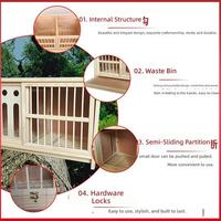 Cage d'élevage de pigeons voyageurs en bois écologique, résistante aux intempéries, avec nichoir et système de colombier extérieur pour les éleveurs de volailles professionnels