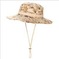 Chapeau Bob Camouflage Personnalisé en Gros avec Sangle Mentonnière Réglable, Pliable, à Large Bord pour Aventures Estivales en Plein Air et Pêche (Unisexe)
