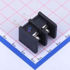 DBT30H-10.0-2P-BK-P Barrier Terminal Block Through hole Component (THT),P=10mm Connector Two Sides 10mm 1x2P Straight Pin - Product Image 1