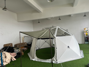 High Quality Foldable Waterproof Oxford Luxury Family Camping Dome <b>Tent</b> Automatic Outdoor Camping <b>Tent</b> - Product Image 5