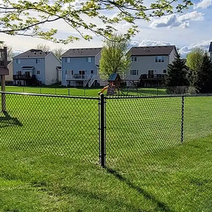 Instalasi Cepat Kawat Kuningan Berkualitas Tinggi Galvanis Celup Panas Anti-korosi Rantai Kawat Anyaman Pagar Sementara - Product Image 4