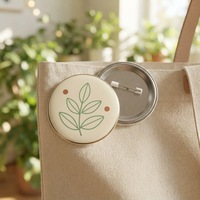 Badge rond en fer blanc à motif anime, design tendance, personnalisable, bouton en métal de 58 mm, option économique