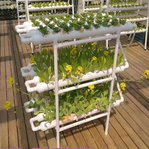 Hydroponics hệ thống với 72-Lỗ Bộ dụng cụ dọc PVC Ống rau & nhà máy 12V Máy bơm nước động cơ thông gió - Product Image 5