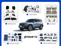O Chery Jetour T2/ Jetour T 1 Shanhai Traveler Car Montaje de parachoques trasero Parachoques de coche Categoría