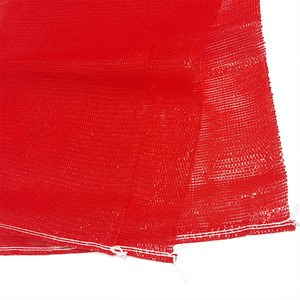 Sacs en filet pour l'emballage des fruits en gros, sacs en filet Raschel en plastique PE tricoté résistant, sacs en filet de nylon noir avec cordon de serrage - Product Image 3