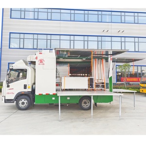 Gabinete de concesión rápida Remolque de comida móvil Carrito de <span class=keywords><strong>tacos</strong></span> Tienda de comida rápida China usada con ventana de servicio - Product Image 4