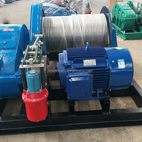 Treuil électrique série JK JM à prix compétitif, 2-20 tonnes, treuil à câble à haute/basse vitesse pour le tirage de matériaux de bateaux et automobiles