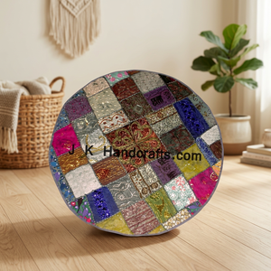 Belle main brodée à la main perlée Patchwork meilleure qualité collection prix de gros designer fait main - Product Image 2