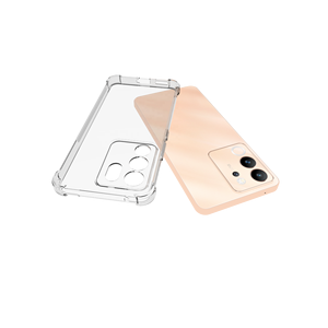 Étui de té<span class=keywords><strong>l</strong></span>éphone portable transparent en TPU écologique anti-chute et résistant aux chocs pour VIVO V30e V30 V40 Lite <span class=keywords><strong>IQOO</strong></span> U5 5G, design 2024 - Product Image 2