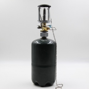 Linterna de Camping a Gas, Luz Blanca Cálida Ajustable, Uso en Exteriores, Construcción Metálica - Product Image 1