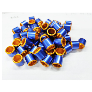 Gold Painting Core Colorful Outside Inside Diameter 8mm Hot Sale New <strong>Models</strong> Aluminum <strong>Rings</strong> for <strong>Pigeon</strong> - Product Image 1
