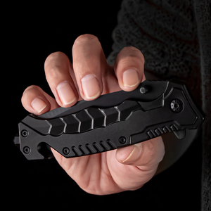 Coltello Pieghevole Tattico EDC Ruisheng OEM con Lama in Acciaio Inox, Resistente, Portatile, con Rompivetro - Product Image 6
