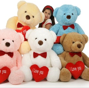 Oso de peluche grande de peluche personalizado, oso de peluche de tamaño gigante para el Día de San Valentín - Product Image 1