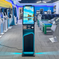 Terminal de paiement en libre-service avec écran tactile de 27 pouces et lecteur de code QR pour les magasins de proximité