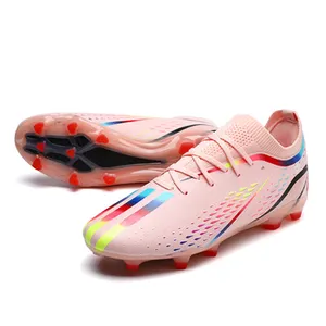 מחיר ישיר במפעל חם למכירה יצרן סין נעלי כדורגל לגברים עם קופסאות נעליים במחיר מפעל עם לוגו מותאם אישית