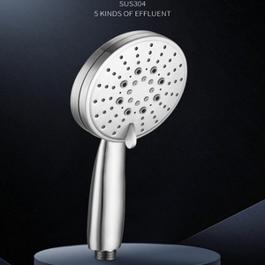 Vegeshi All Metal 304 Stainless Steel Handheld <strong>Shower</strong> <strong>Head</strong>, Luxury High Pressure Showerhead Kit with <strong>Wall</strong> Connector and Hose Set - Product Image 2