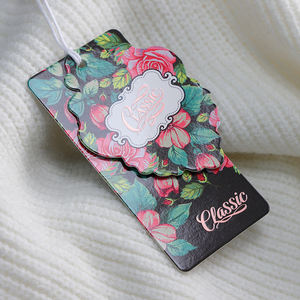 Logotipo de marca personalizado de alta calidad para etiquetas colgantes de ropa, etiquetas colgantes de papel, joyería de lujo, camisetas, tienda de ropa, etiquetas colgantes personalizadas - Product Image 4