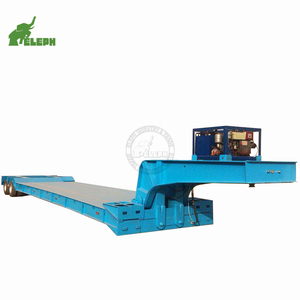 SUPER venta precio de fábrica 70 toneladas 80 t plana barata cama baja hidráulico <span class=keywords><strong>remolque</strong></span> de barco - Product Image 6