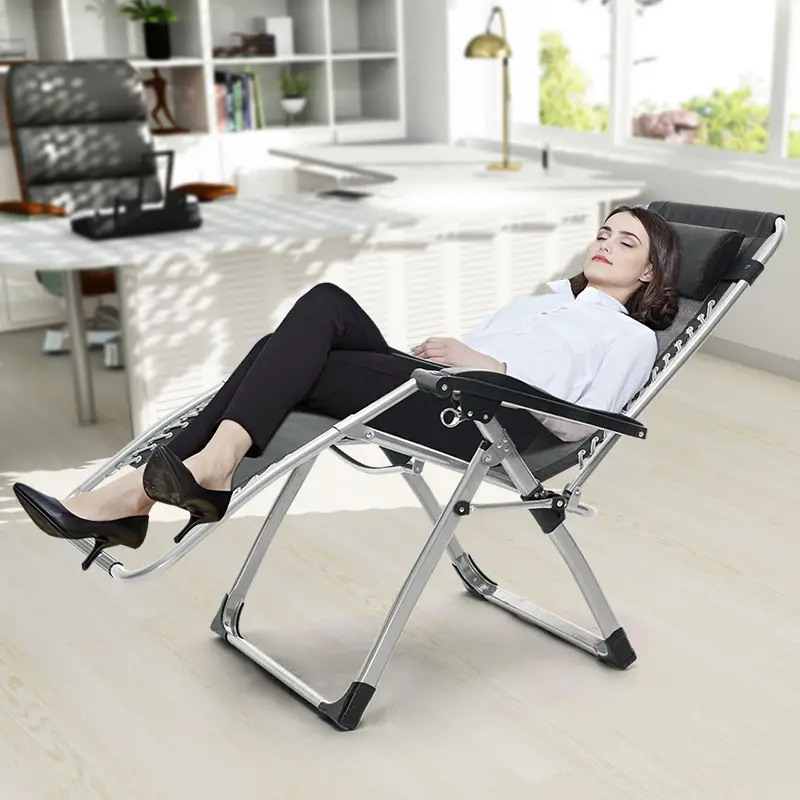 Оптовая продажа, металлический стул с подлокотником, садовый шезлонг, складной стул, бесгравитационный стул для улицы и помещений