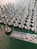 Pieds de nivellement réglables de haute qualité M10 M12 M16 M20 Pieds de meubles industriels Nivellement en nylon Base en caoutchouc D50-100mm