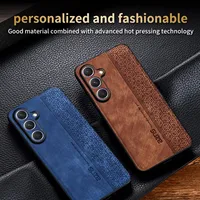NOUVELLE Coque de téléphone en cuir pour Samsung Galaxy S25 Ultra Plus A16 A06 5G A05S M14 A04E M04 F04 Housse de protection antichoc en silicone