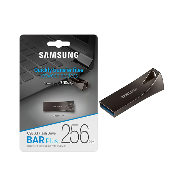 Wholesale Usb Memory Stick for Samsung Usb 3.1 Bar Plus Flash Drive 32gb 64gb 128gb 256gb Bar Plus Usb Metal Pen Drives