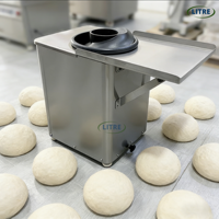 Rouleuse à pâte efficace 5-500g, automatique, commerciale, pour pizza, pain et boulettes, en acier inoxydable, format compact, facile à entretenir