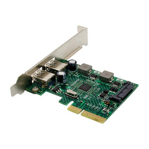 <span class=keywords><strong>PCI</strong></span> <span class=keywords><strong>Express</strong></span> USB3.1 Adaptador de 2 puertos <span class=keywords><strong>Hub</strong></span> 15Pin SATA Fuente de alimentación ASM3142 Chipset 10Gbps Tarjeta de expansión para computadora de escritorio - Product Image 2