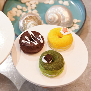 공장 주문 귀여운 감미로운 도넛 도넛 냉장고 메시지 자석 가장 음식 자석 - Product Image 6