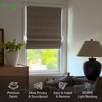 Stores romains filtrant la lumière pour chambre et salon – Protection solaire intérieure