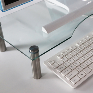 Moniteur duronique universel en verre trempé, support, transparent, à la mode - Product Image 4