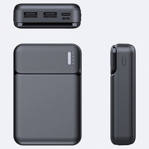 Muestra Gratuita, Nuevo Banco de Energía de Polímero de Litio de Alta Capacidad de 10000 mAh, Ultra Delgado, con Certificación RoHS, Entrada Tipo-C, Pantalla LED de 10 W, Doble USB, para Exteriores - Product Image 3
