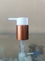 Bouteilles à pompe à lotion anti-déversement en plastique de 22 mm, 24 mm, 28 mm avec bec long mat, col de serrage gauche/droite et ressort de dosage 1 cc