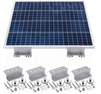 Lot de 4 supports de montage magnétiques en aluminium, sans perçage, capacité de 1200 lb, robustes, antirouille, pour camping-car, bateau, remorque, abri, camion