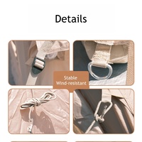 Tente de camping gonflable 2025 personnalisée Oxford quatre saisons imperméable à deux chambres, ouverture rapide automatique pour le camping en extérieur multi-personnes