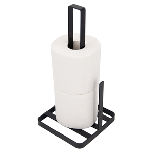 Placage <span class=keywords><strong>de</strong></span> poudre <span class=keywords><strong>de</strong></span> haute qualité, <span class=keywords><strong>porte</strong></span>-serviettes <span class=keywords><strong>en</strong></span> <span class=keywords><strong>papier</strong></span> noir, pour toilette <span class=keywords><strong>en</strong></span> fer, cuisine, livraison gratuite - Product Image 4