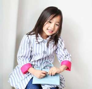 แฟชั่น 2016 ชุดเดรสเด็กผู้หญิงผ้าฝ้าย ดีไซน์ประดับลูกปัดและเลื่อม - Product Image 1