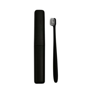 Custom Logo Popular Eco Friendly Wheat Straw <b>Toothbrush</b> Charcoal Bristles Portable <b>Toothbrush</b> <b>case</b> Travel <b>Toothbrush</b> Container - Product Image 2
