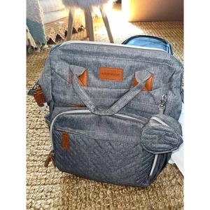 Sac à couches gratuit – Grand sac de voyage pour couches avec matelas à langer – Essentiels pour nouveau-nés pour la maman – Cadeaux de naissance et de douche pour bébé - Product Image 4