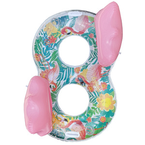 Adult U-Shaped Flamingo Floating Lounger Pool <b>Float</b> <b>Inflatable</b> Double Ring With Pink Armrests For Swimming Pool Water Park - Product Image 5